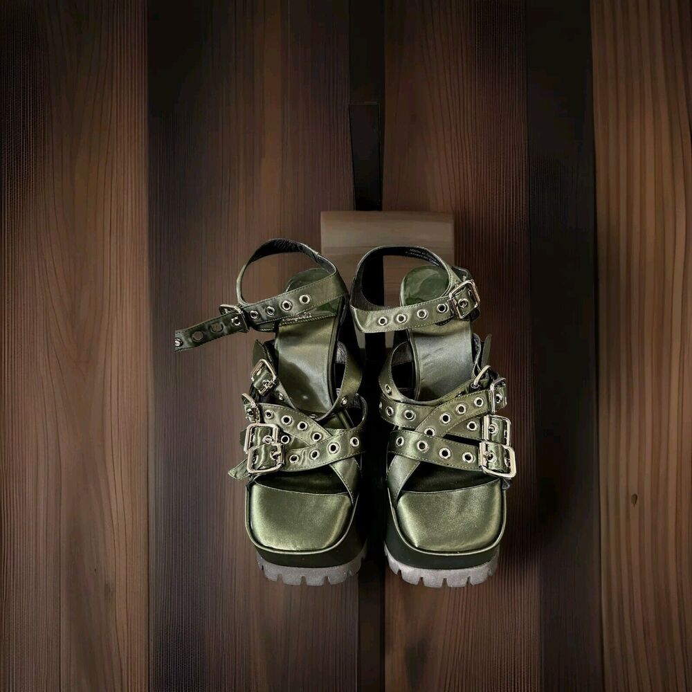 Free People X Jeffrey Campbell Voidoid Cloth sandal 8.5 - Picture 2 of 6